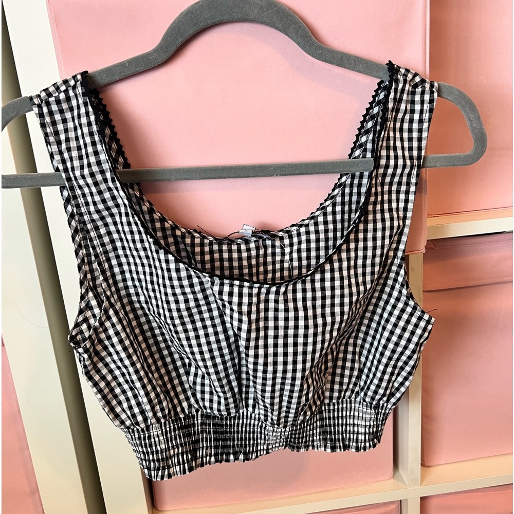 PacSun Kendall+Kylie Gingham Crop Top
